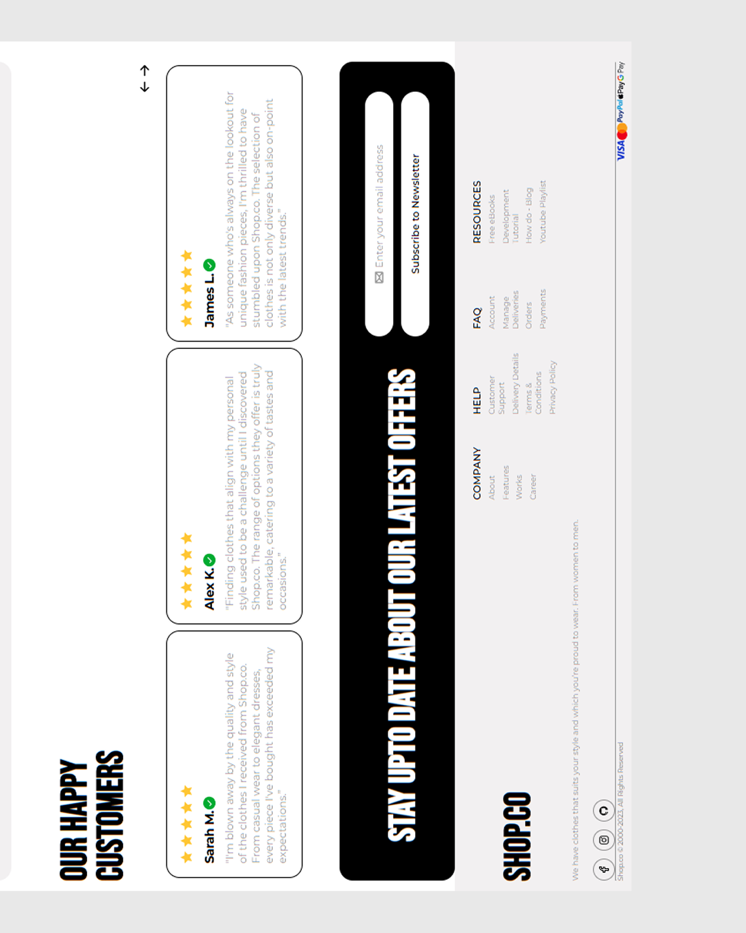 وبسایت فروشگاه لباس